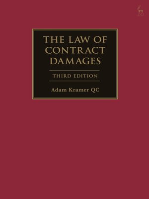 cover image of The Law of Contract Damages